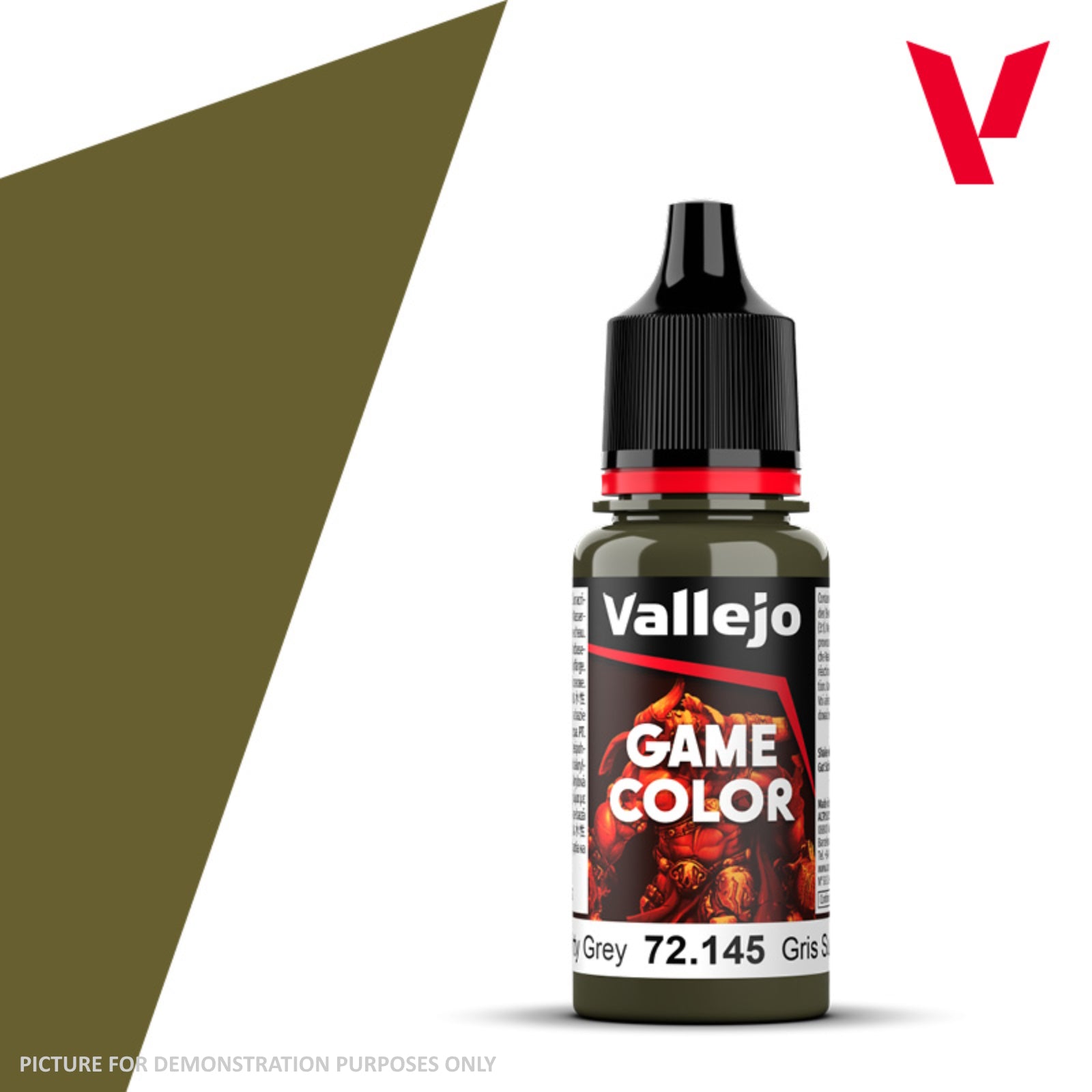 Vallejo Game Colour - 72.145 Dirty Grey 18ml
